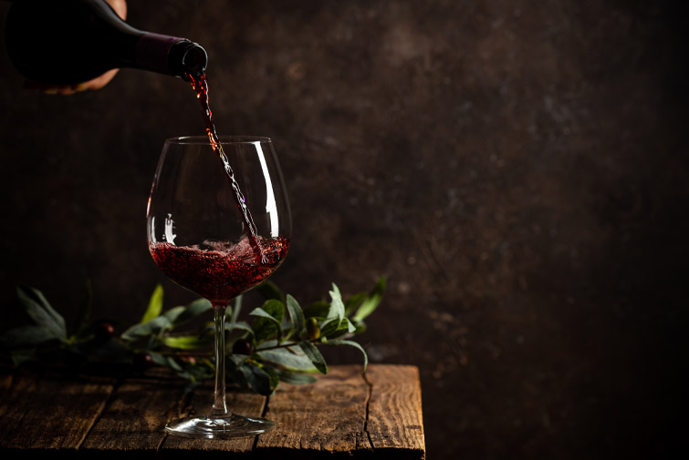 red wine